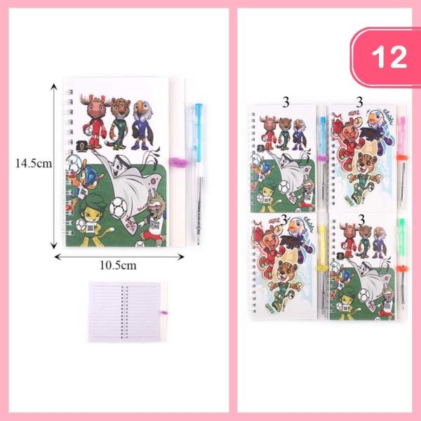 SOCCER NOTEBOOK (12 UNITS)
