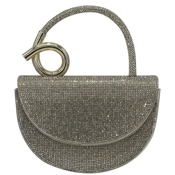RHINESTONE EVENING HANDLE BAG