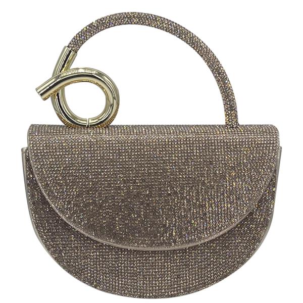 RHINESTONE EVENING HANDLE BAG