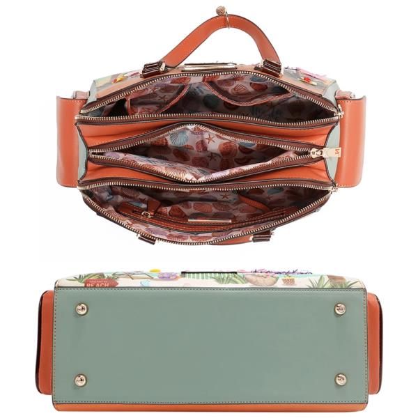 NICOLE LEE SUN AND SAND TOTE HANDBAG