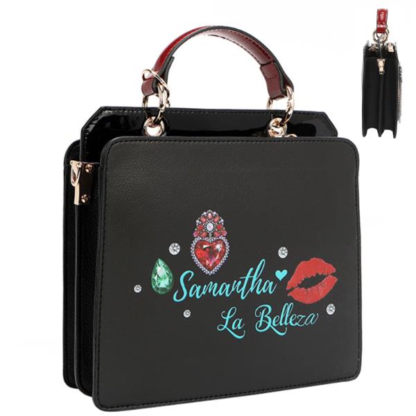 NICOLE LEE SAMANTHA LA BELLEZA MINI SATCHEL BAG