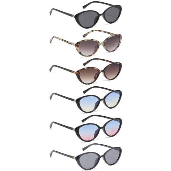 ROUND OVAL CHIC SUNGLASSES 1DZ