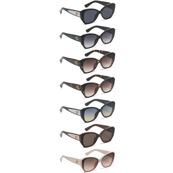 ROUND FASHION BUTTERFLY SUNGLASSES 1DZ