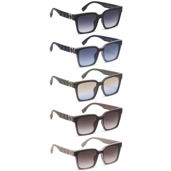 TRENDY SQUARE SUNGLASSES 1DZ