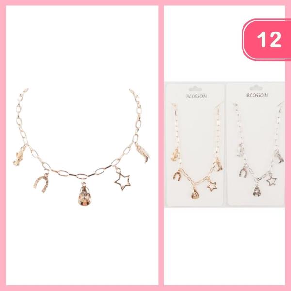 WESTERN CHARM NECKLACE (12 UNITS)