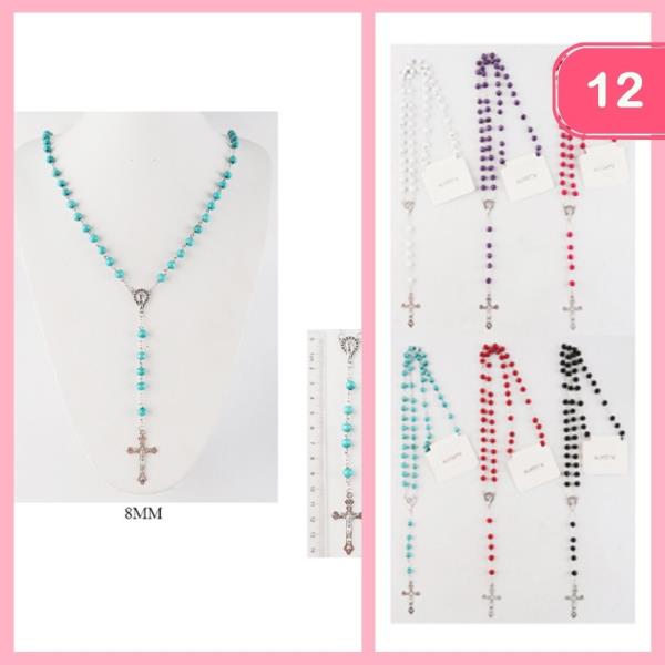 WOODEN ROSARY (12 UNITS)