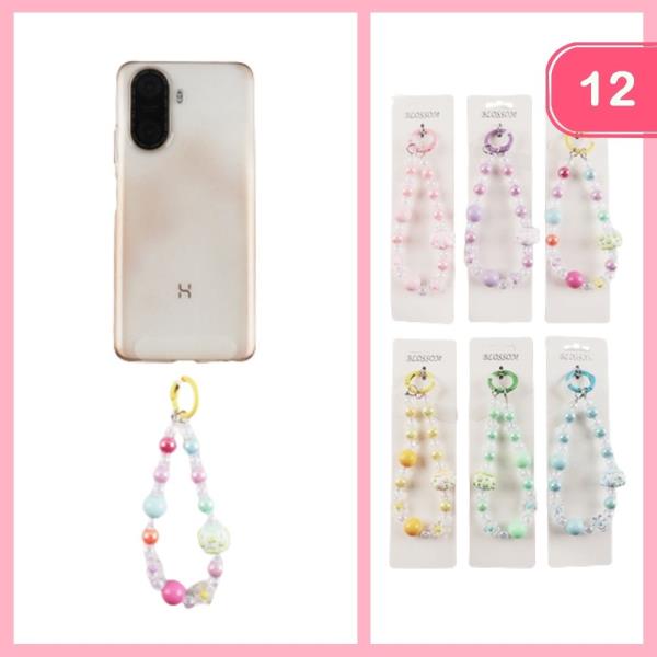 CUTE BEADED PHONE HANDLE (12 UNITS)