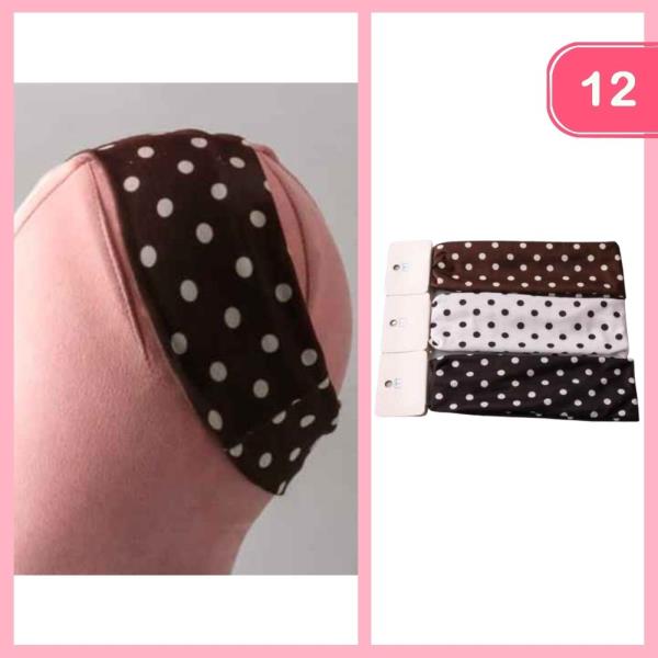 POLKA DOT HEADBAND (12 UNITS)