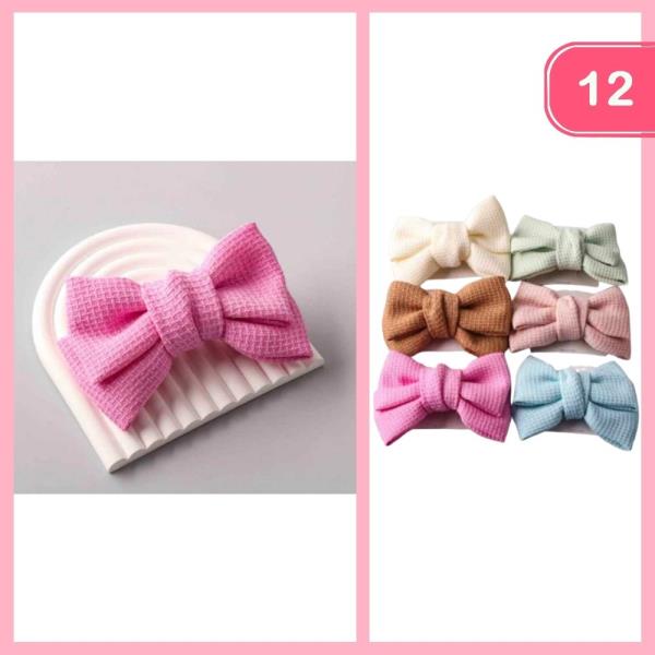 TWEED WINDSOR BOWTIE CLIP (12 UNITS)