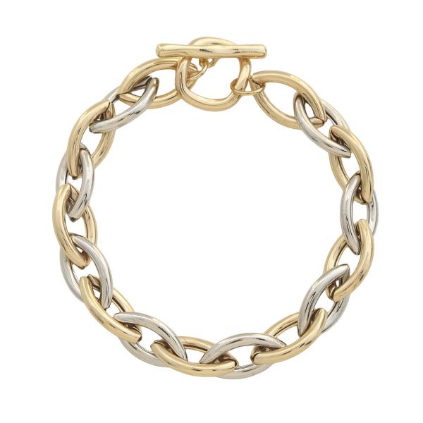 SODAJO CHAIN LINK GOLD DIPPED BRACELET