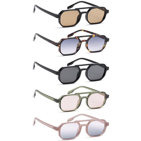 GEOMETRIC SQUARE SUNGLASSES 1DZ