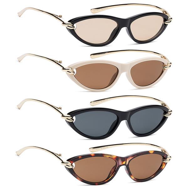 OVAL CURVE SUNGLASSES 1DZ
