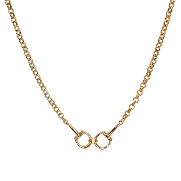 DOUBLE HORSE BIT NECKLACE