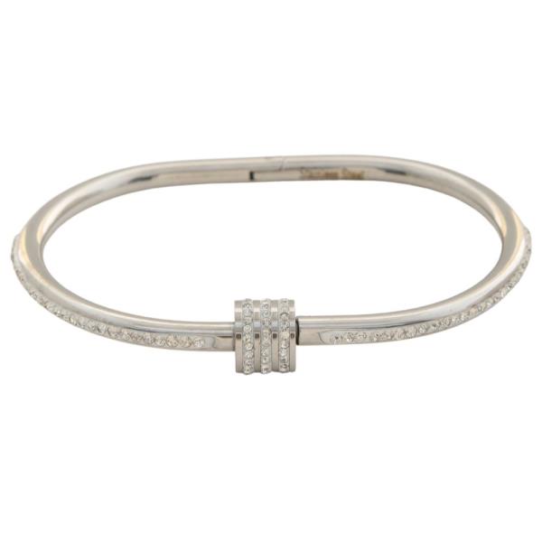 GOLD PLATED STAINLESS STEEL HINGED BANGLE BRACELET