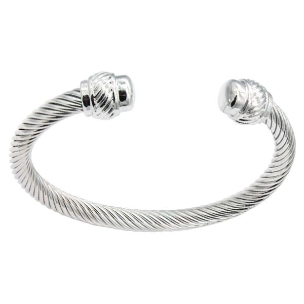 14K GOLD PLATED TWO TONE CUFF BRACELET