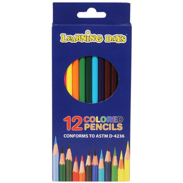 12 ASSORTED COLORED PENCILS