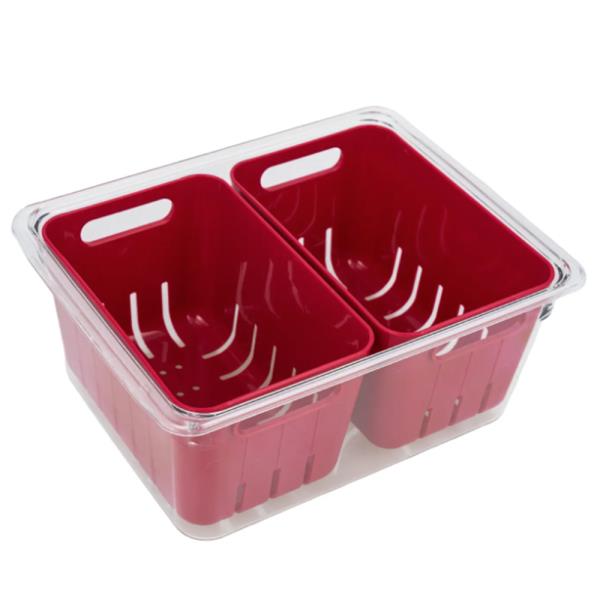 BERRY BASKET RINSE AND STORE 4PC SET