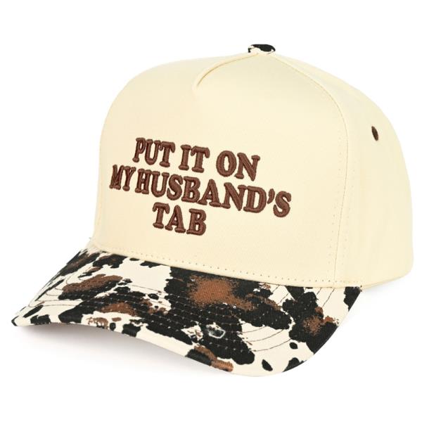 CC PUT IT ON MY HUSBAND TAB TRUCKER CAP