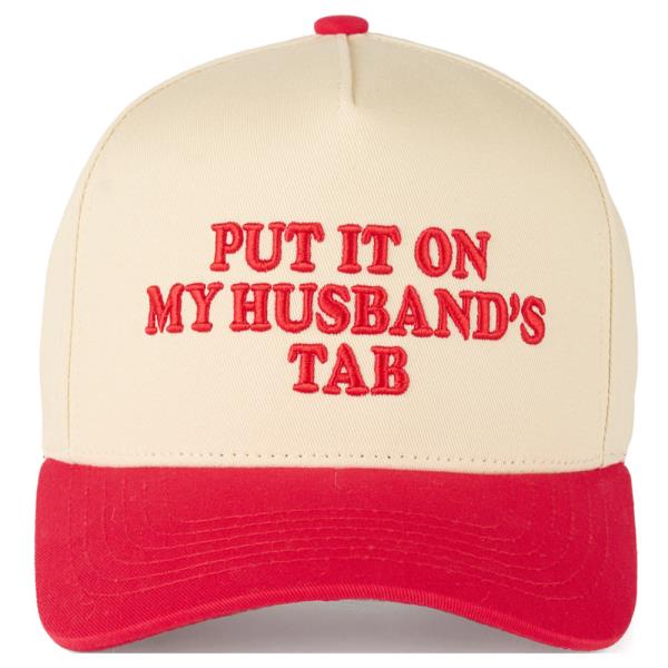 CC PUT IT ON MY HUSBANDS TAB TRUCKER CAP