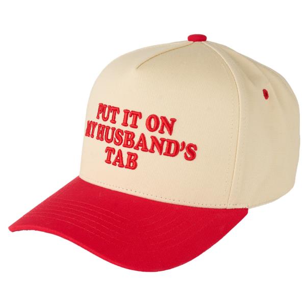 CC PUT IT ON MY HUSBANDS TAB TRUCKER CAP