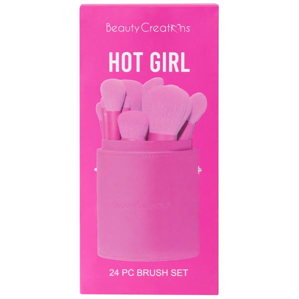 BEAUTY CREATIONS HOT GIRL 24PC BRUSH SET