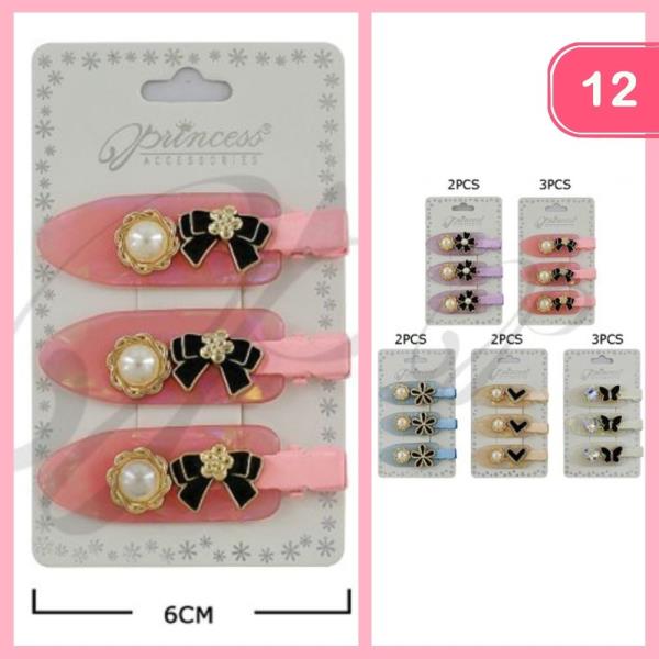 CUTE HAIR CLIP (12 UNITS)