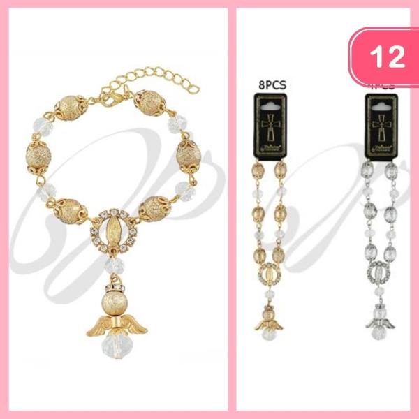 MINI ROSARY BRACELET (12 UNITS)