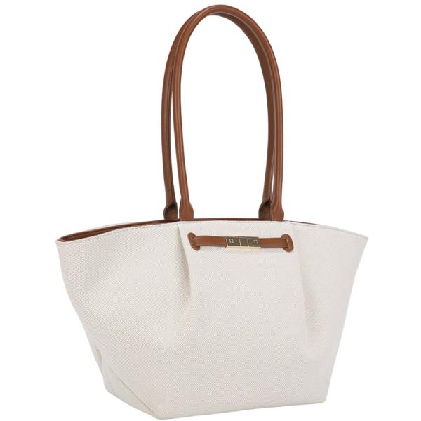 TEXTURED MODERN SHOULDER TOTE BAG