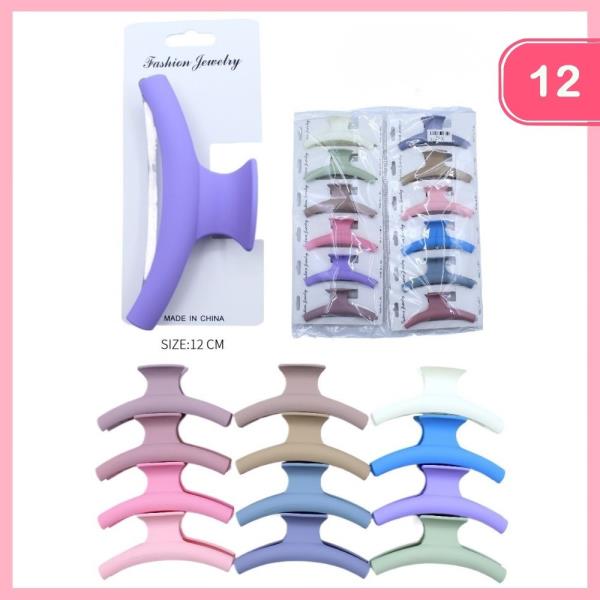 HAIR CLAW CLIP (12 UNITS)
