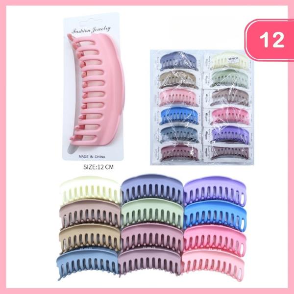 HAIR CLAW CLIP (12 UNITS)