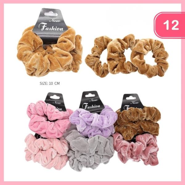 FUSSY HAIR SCRUNCHIE (12 UNITS)