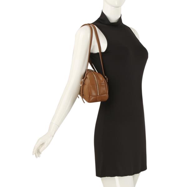 SMOOTH CUSHION DESIGN SHOULDER BAG