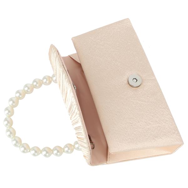 ELEGANT PEARL HANDLE EVENING BAG