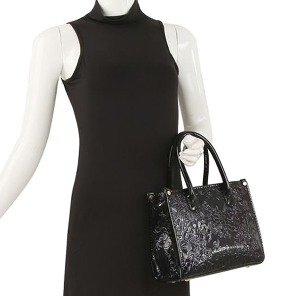 3IN1 FLORAL DESIGN SATCHEL W CLUTCH AND WALLET SET