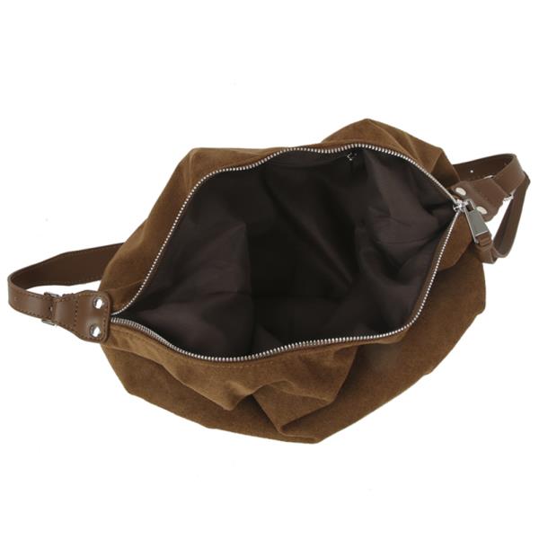 CURVE ZIPPER SHOULDER BAG