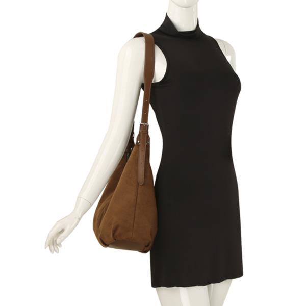 CURVE ZIPPER SHOULDER BAG