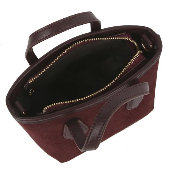 TEXTURED HANDLE SATCHEL BAG