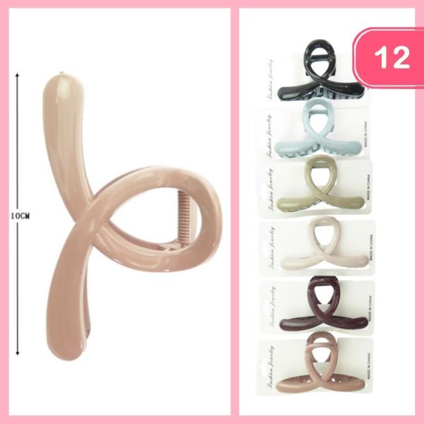 HAIR CLAW CLIP (12 UNITS)