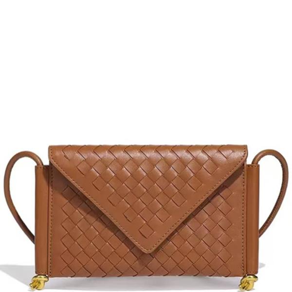 STYLISH ENVELOPE WOVEN DESIGN CROSSBODY BAG