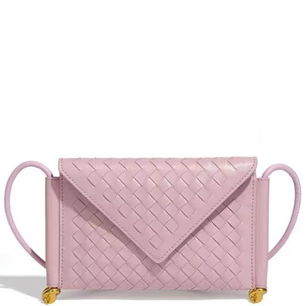 STYLISH ENVELOPE WOVEN DESIGN CROSSBODY BAG