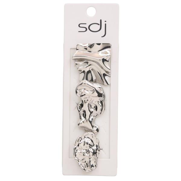 SDJ CRINKLED METAL MULTI RING SET