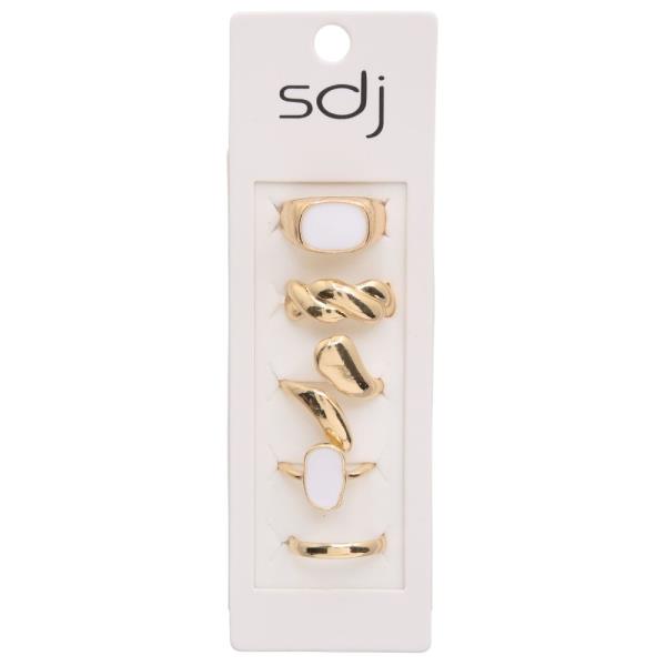 SDJ METAL MULTI RING SET