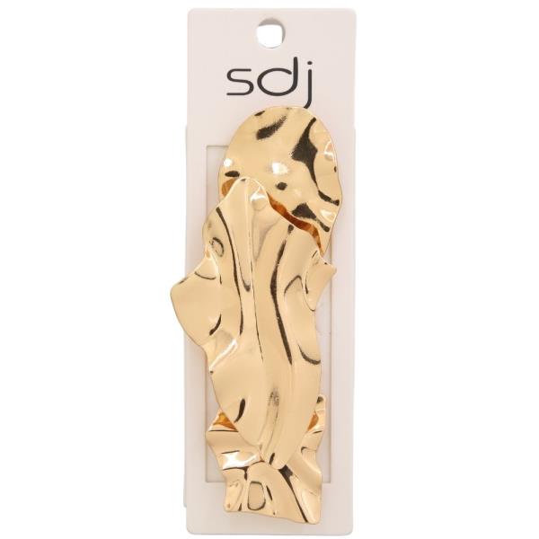 SDJ CRINKLED METAL MULTI RING SET