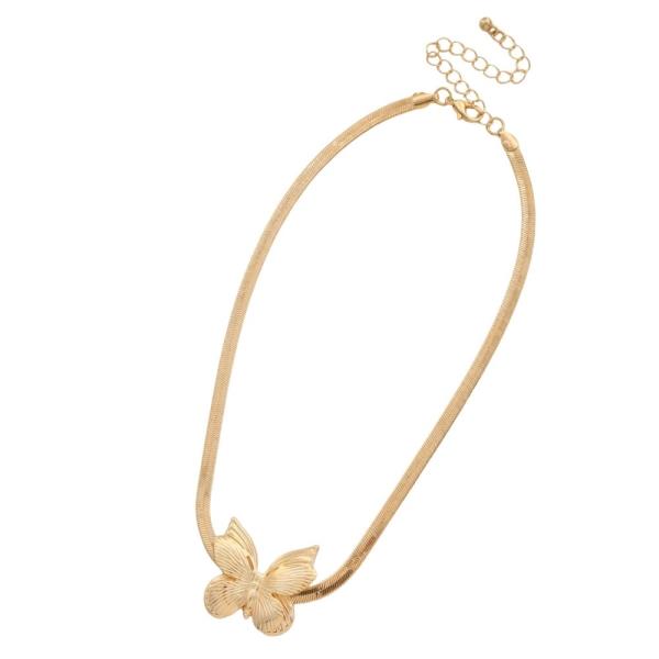 SDJ BUTTERFLY PENDANT NECKLACE