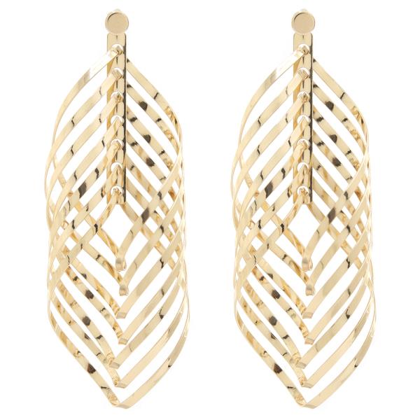 SDJ LAYER DROP SHAPE EARRING