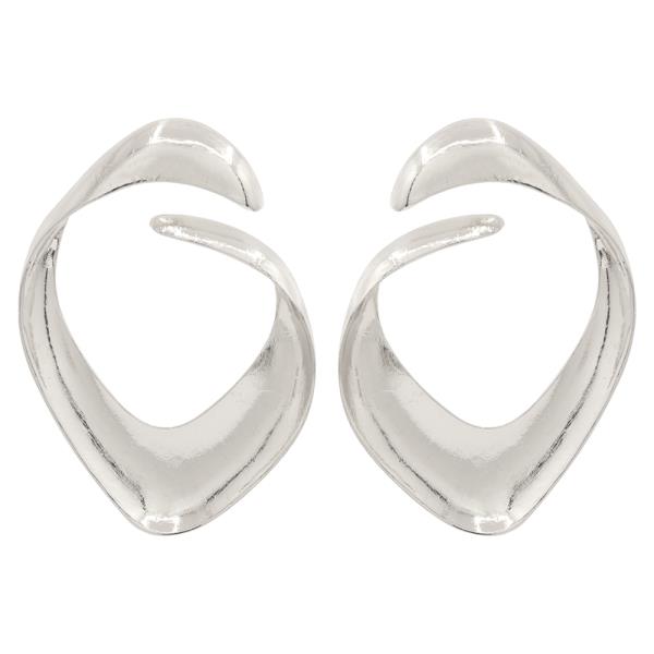 SDJ OPEN SHAPED METAL EARRING