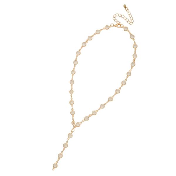 SDJ CELAR STATION Y DROP NECKLACE