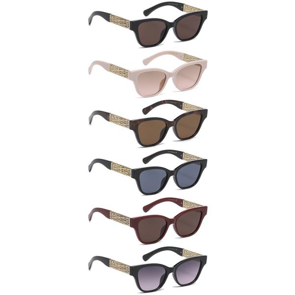 MODERN ROUND SQUARE SUNGLASSES 1DZ