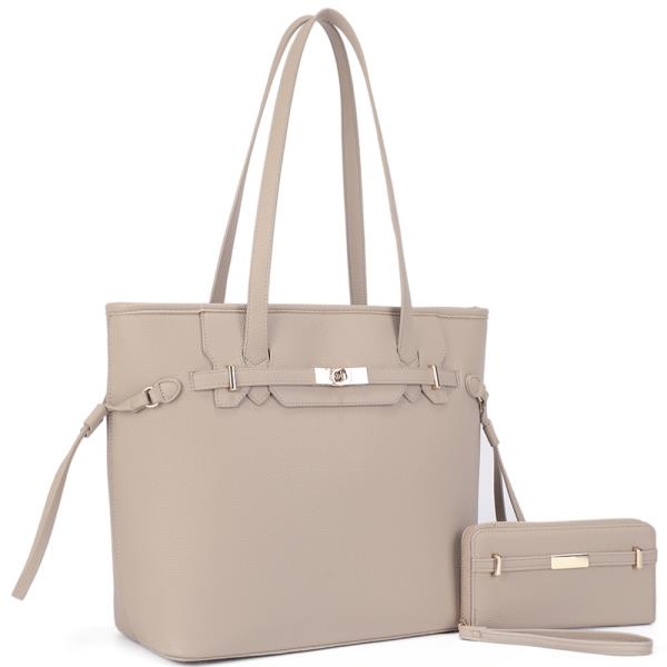 2IN1 MODERN TOTE BAG W WALLET SET