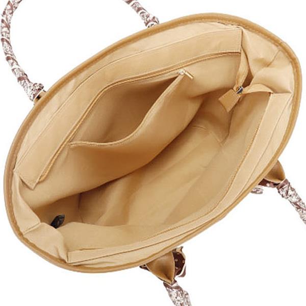 STRAW SCARF HANDLE TOTE BAG